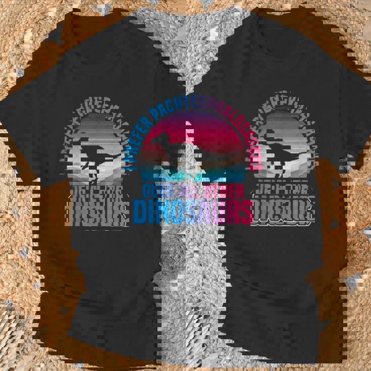 パキケファロサウルス ぬいぐるみ 恐竜 古生物学者 Tシャツ 高齢者への贈り物