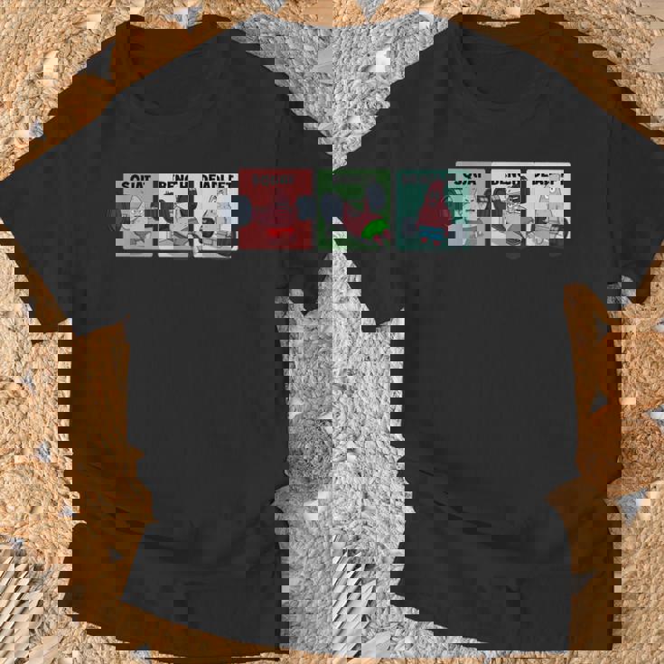 パトリック スクワット、ベンチ、デッドリフト 面白いパワーリフティング Tシャツ 高齢者への贈り物