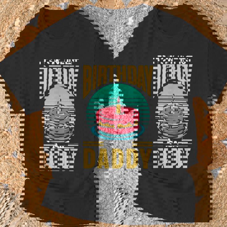 パパになって初めての誕生日 年 祝 チーム パーティー Tシャツ 高齢者への贈り物