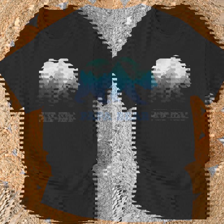 パパベア 野生動物 父の日ギフト お父さんやお父さんへのギフト Tシャツ 高齢者への贈り物