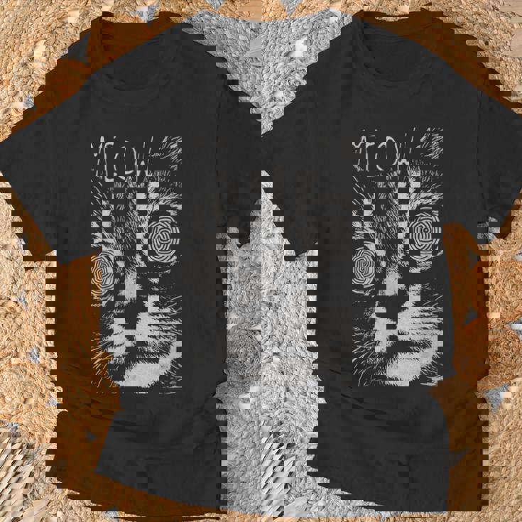 ヒップホップ Y2k Hip Hop Cat ヴィンテージ ヒップスター レトロ エッジの効いたストリートウェア 猫 Tシャツ 高齢者への贈り物