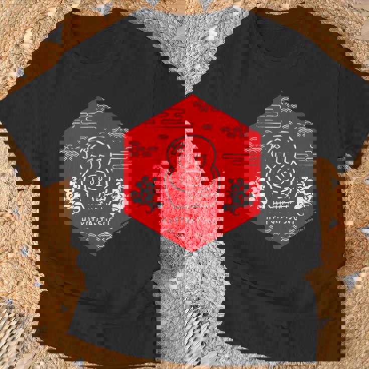 ヒョウタンツギ 和柄ヘキサゴン Ctezuka Productions Tシャツ 高齢者への贈り物