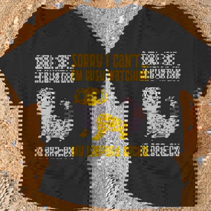 ヒョウモントカゲモドキについて考える かわいいトカゲ Tシャツ 高齢者への贈り物