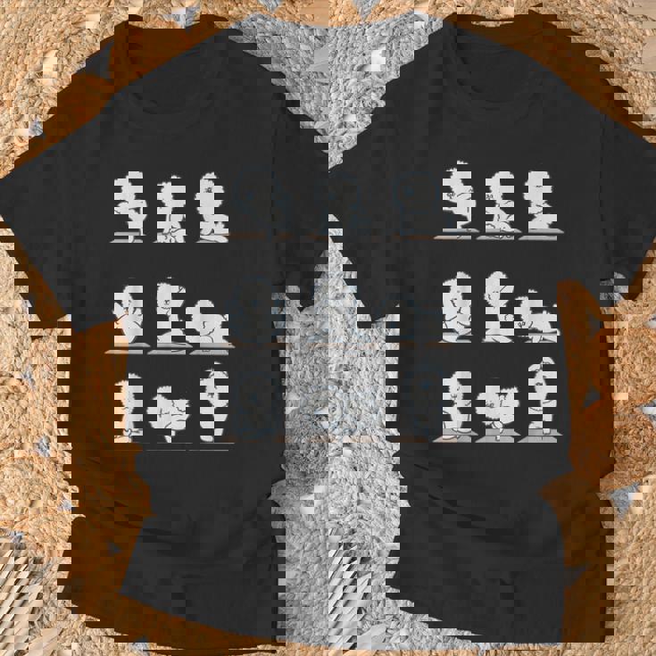 ビションフリーゼヨガ Tシャツ 高齢者への贈り物