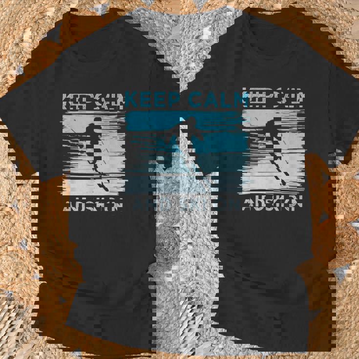 ビンテージ スキー シャツ Tシャツ 高齢者への贈り物