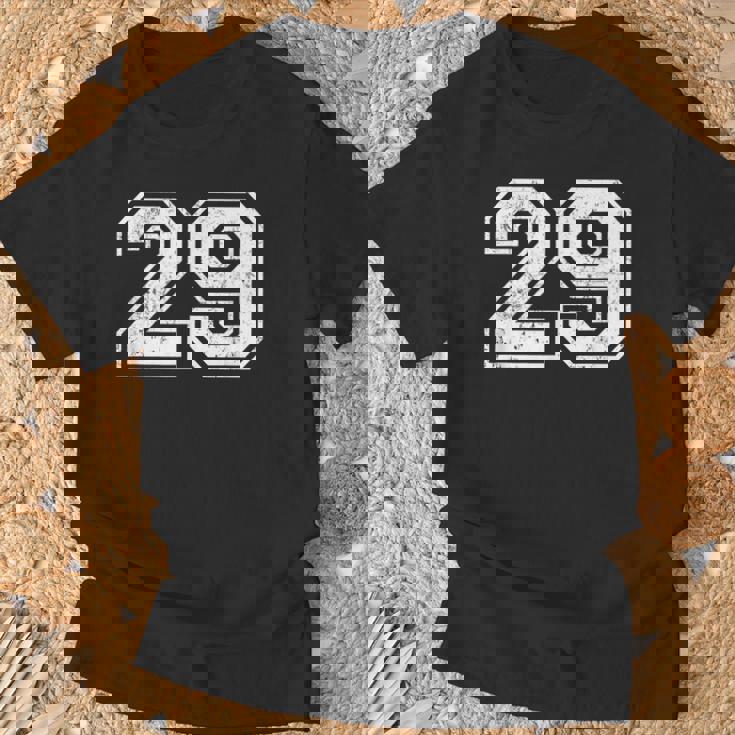 ビンテージスポーツナンバーズ 29 29 Tシャツ 高齢者への贈り物