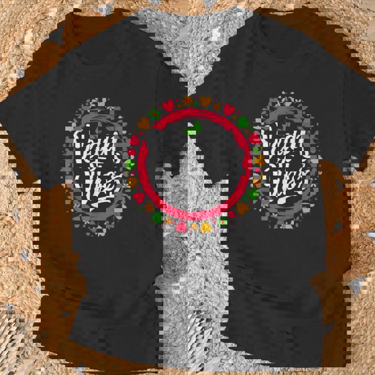 ビーガンバイブ 面白い 菜食主義 草食動物 ベジタリアン感謝 Tシャツ 高齢者への贈り物