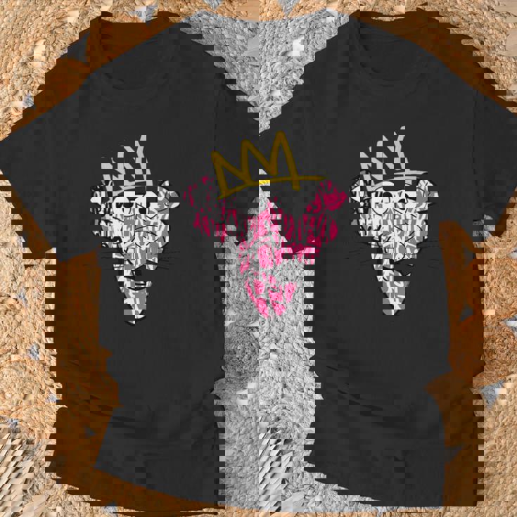 ピンクパンサー 王冠グラフィティアート Tシャツ 高齢者への贈り物