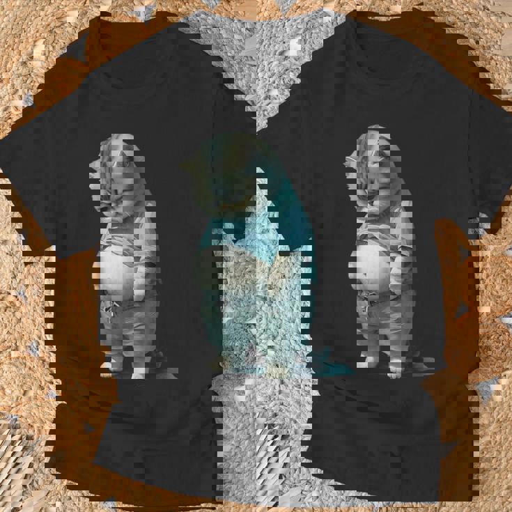 ファニー ファット キャット 子猫 アート デザイン 猫 飼い主 ペット愛好家 ギフト Tシャツ 高齢者への贈り物