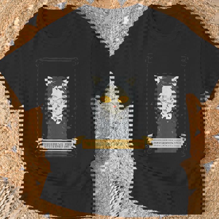 ファニー・キャット・ウェンズデー Tシャツ 高齢者への贈り物