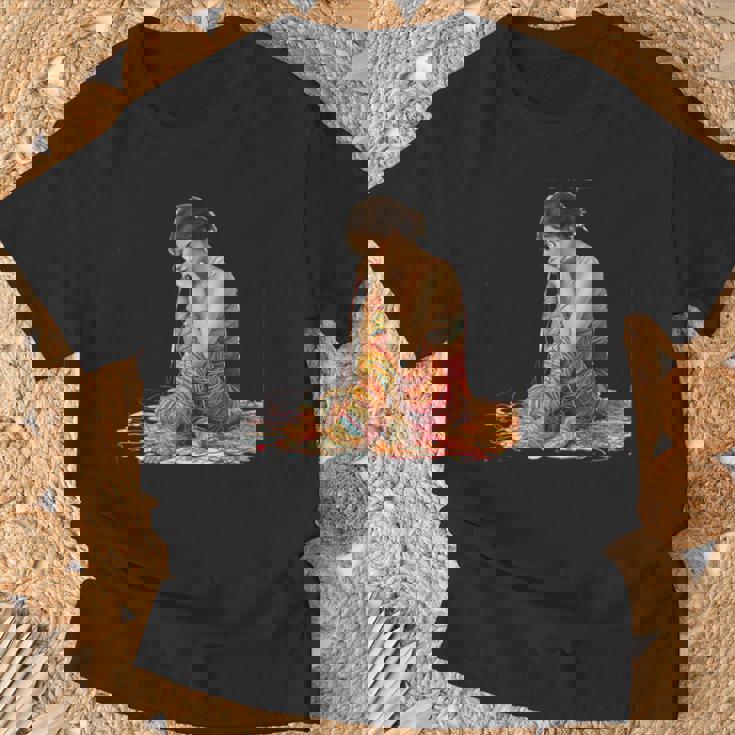 ファンタジー織りラップ糸 Tシャツ 高齢者への贈り物