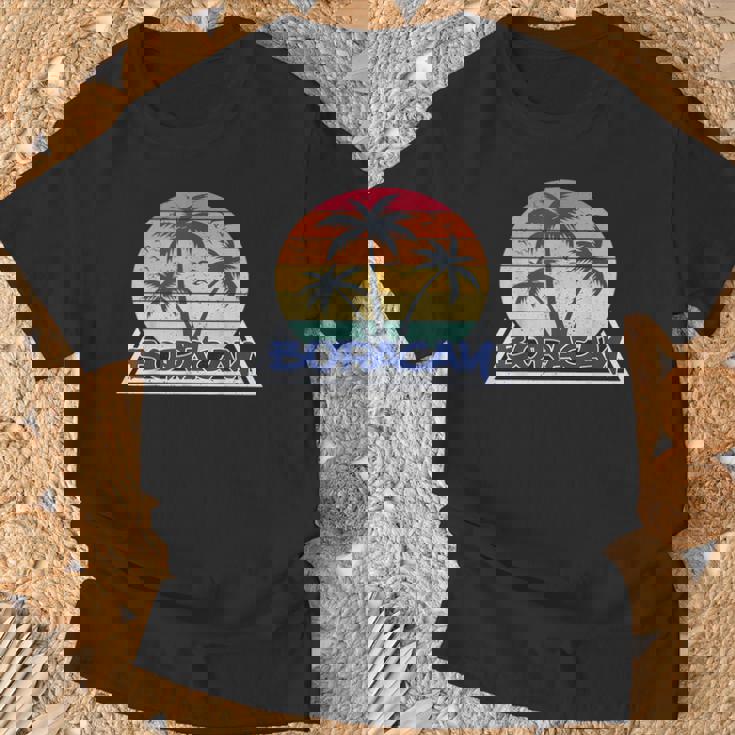 フィリピン ボラカイ島 旅行 カクテル 休暇 ビーチ 波 夏 ヤシの木 マニラ首都圏 パラワン州 セブ島 ボホール州 Tシャツ 高齢者への贈り物