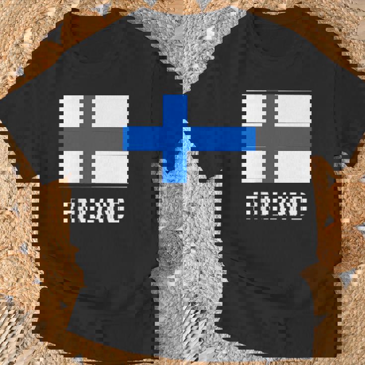 フィンランドの国旗 Tシャツ 高齢者への贈り物