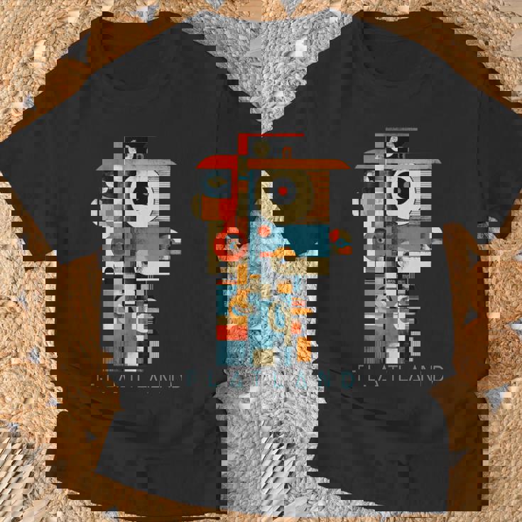 フラットランド エドウィン・A・アボット作 多次元のロマンス Tシャツ 高齢者への贈り物