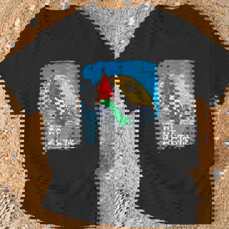 フリー・パレスチナ セーブ・ガザ Tシャツ 高齢者への贈り物