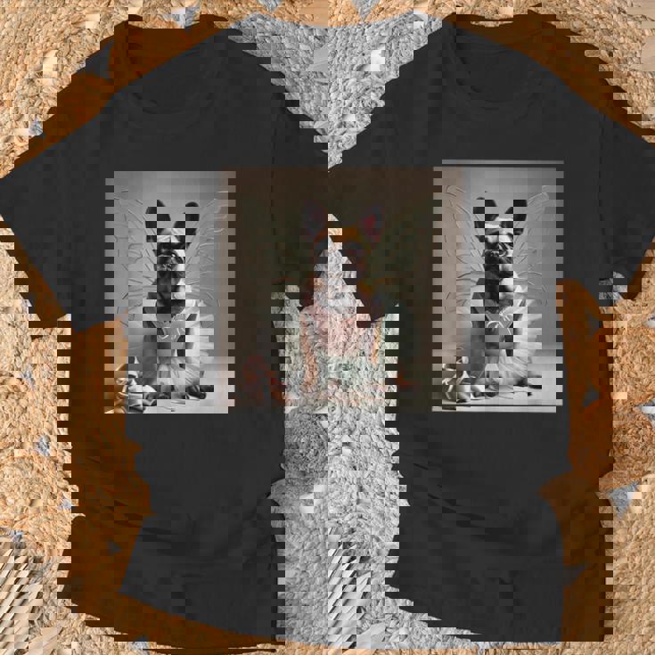 フレンチブルドッグシャツ バレリーナ バレエ愛好家 ダンサー フレンチー Tシャツ 高齢者への贈り物