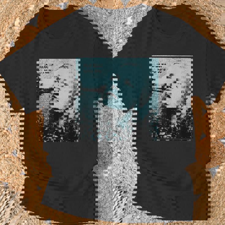 ブライアン・ウォードによるデヴィッド・ボウイ ハンキードリー ブルー 写真 Tシャツ 高齢者への贈り物