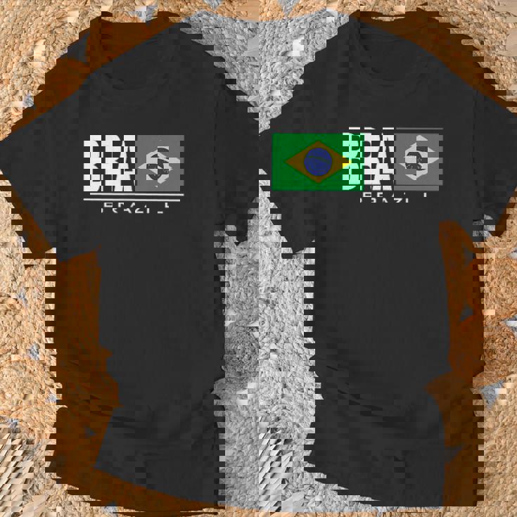 ブラジル ブラジル フラッグ ブラジル アスレチック スポーツ ゲーム ジャージ Tシャツ 高齢者への贈り物