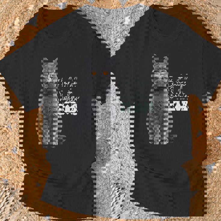 ブリティッシュショートヘア イギリス Tシャツ 高齢者への贈り物