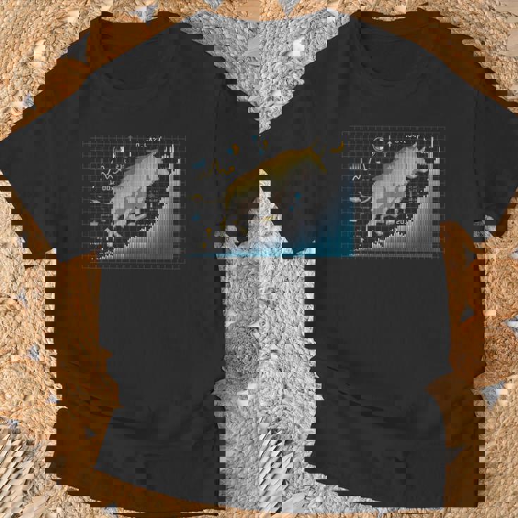 ブル・インベスター 株式市場 為替 資本主義 投資 Tシャツ 高齢者への贈り物