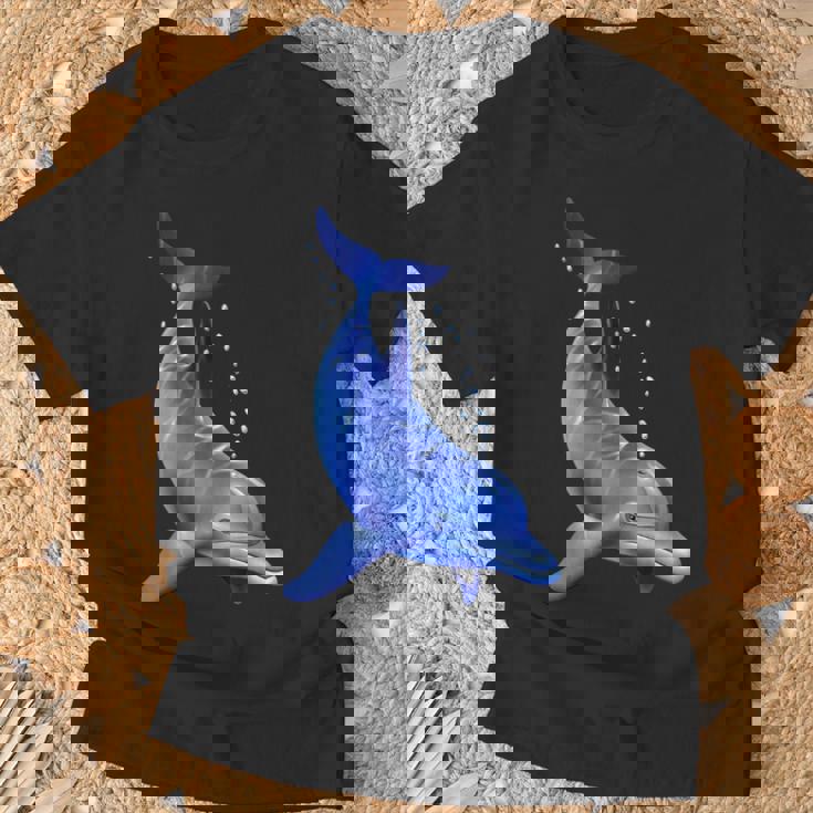 ブルードルフィン海洋海獣 セーブ・ザ・オーシャンズ Tシャツ 高齢者への贈り物