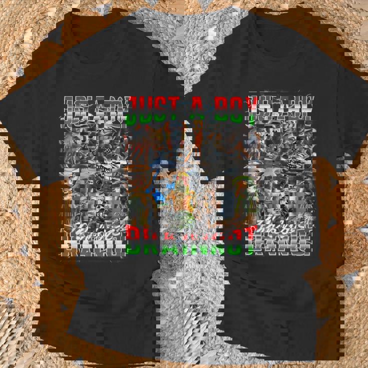 ブレインロットが大好きな少年 オールイタリアンブレインロットミーム Tシャツ 高齢者への贈り物