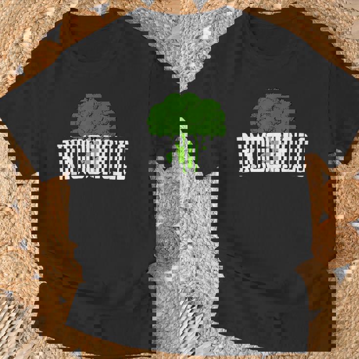 ブロッコホリック ブロッコリー中毒 恋人 野菜 おもしろ ビーガン Broccoholic Tシャツ 高齢者への贈り物