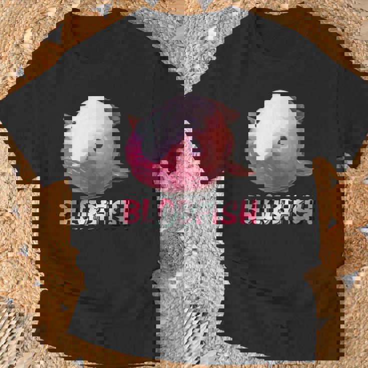 ブロブフィッシュ Blobfish 深海のおじさん 深海のアイドル ぷよぷよ おもしろい かわいい 魚 動物 きもかわ Tシャツ 高齢者への贈り物