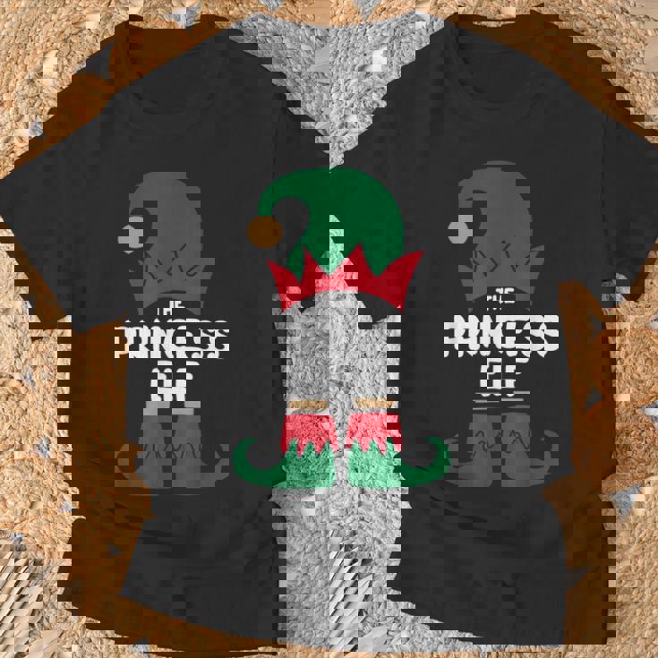 プリンセスエルフクリスマスシャツ ファミリーグループパーツ Tシャツ 高齢者への贈り物