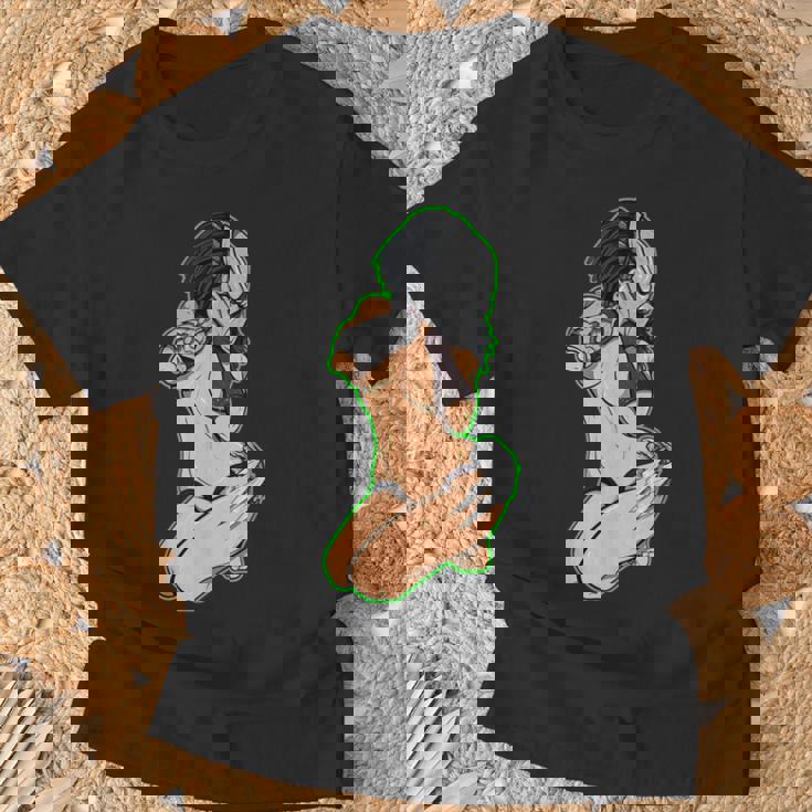 プレデター エイリアン ハンター ピンナップガール Tシャツ 高齢者への贈り物