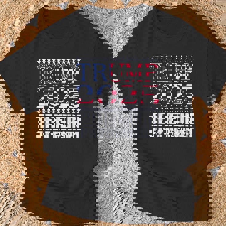 プロトランプシャツ2024 大統領トランプの帰還 2025 Tシャツ 高齢者への贈り物