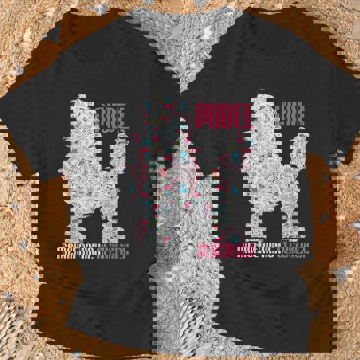 プードル メイクミーハッピー ヴィンテージ プードル Tシャツ 高齢者への贈り物