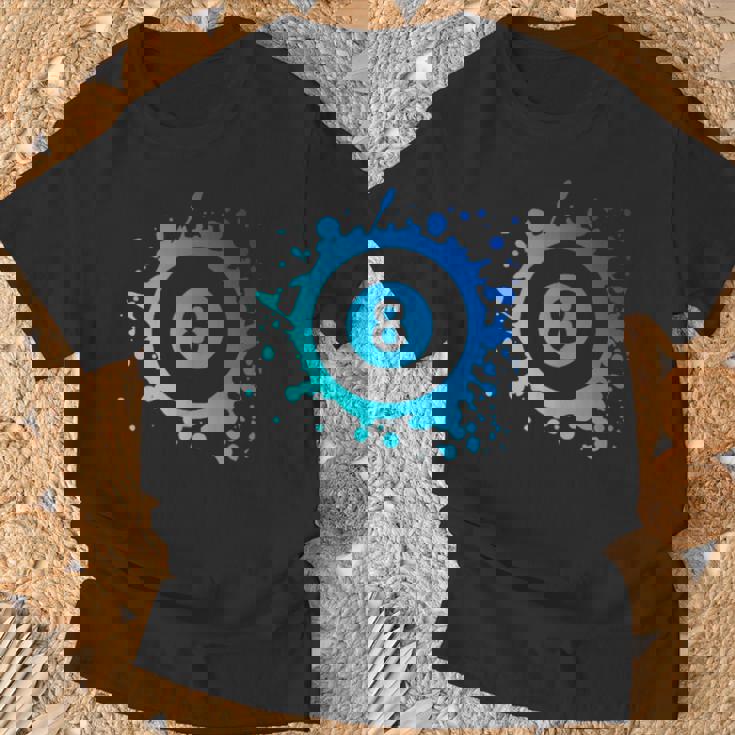 プール ビリヤード プレーヤー エイトボール シンプル プール Tシャツ 高齢者への贈り物