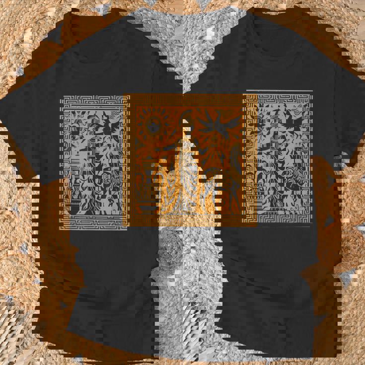 ヘラ 女神 ギリシャ神話 歴史 芸術 古代神話 Tシャツ 高齢者への贈り物