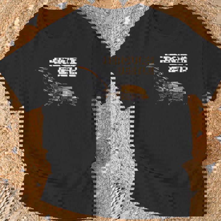 ヘラクレスカブトムシの写真 Tシャツ 高齢者への贈り物