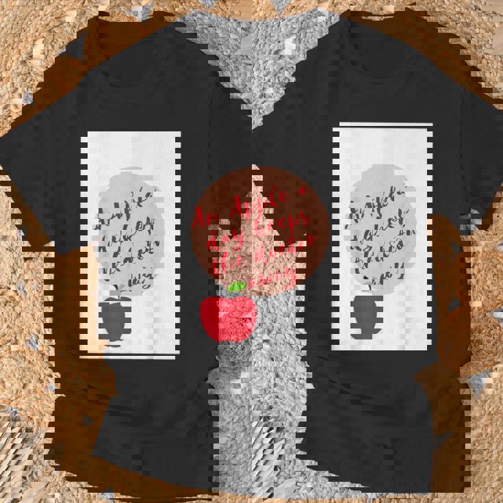 ヘルシーシャツアップル 最新 医者を遠ざける Tシャツ 高齢者への贈り物