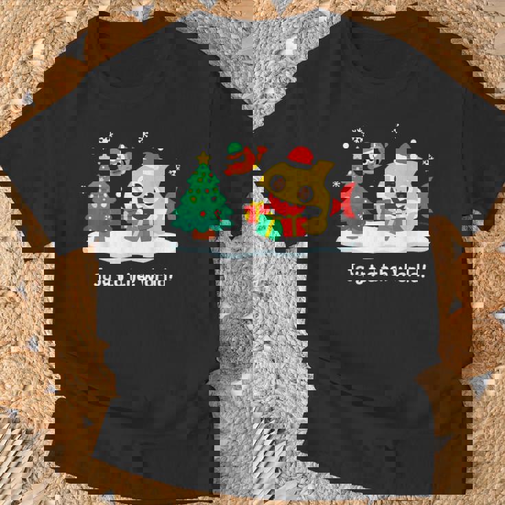 ベイビーシャーク・ウィリアム・クリスマス・ホリデー・サンタ・プレゼント・キッズ・メンズ・ウーマンズ Tシャツ 高齢者への贈り物