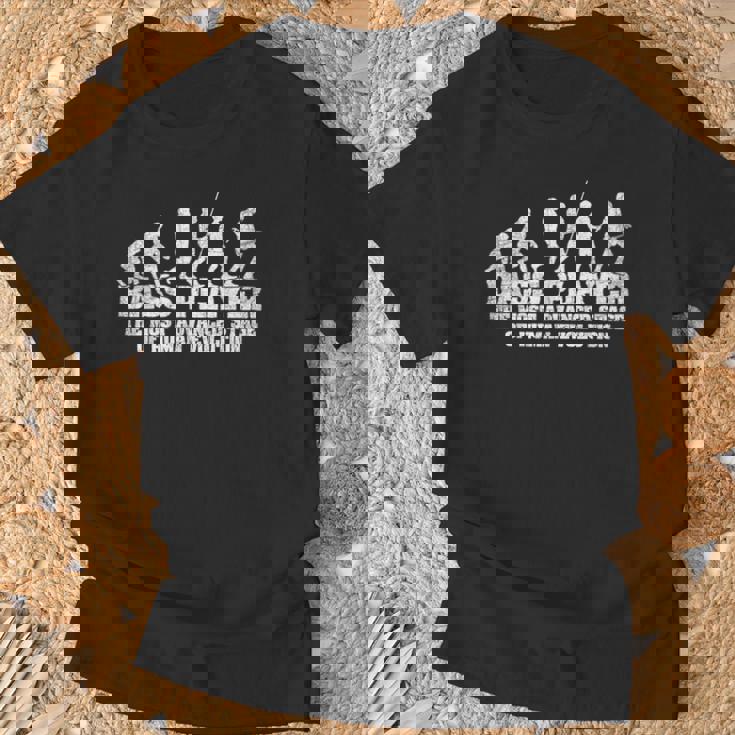 ベース奏者 ベーシスト ギタリスト ロックミュージシャン Tシャツ 高齢者への贈り物