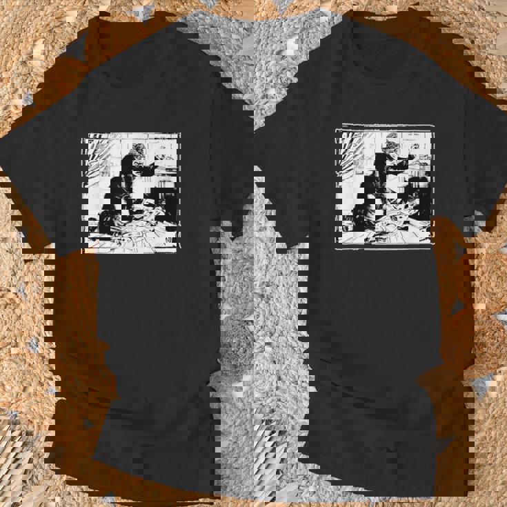 ホセ・グアダルーペ・ポサダ作 ラ・ベハラノの犯罪 1913 Tシャツ 高齢者への贈り物