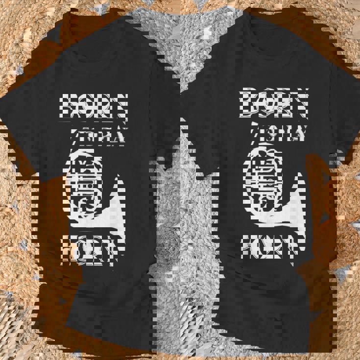 ホルン クラシックオーケストラ ホルニスト フレンチホルン 吹奏楽 Tシャツ 高齢者への贈り物