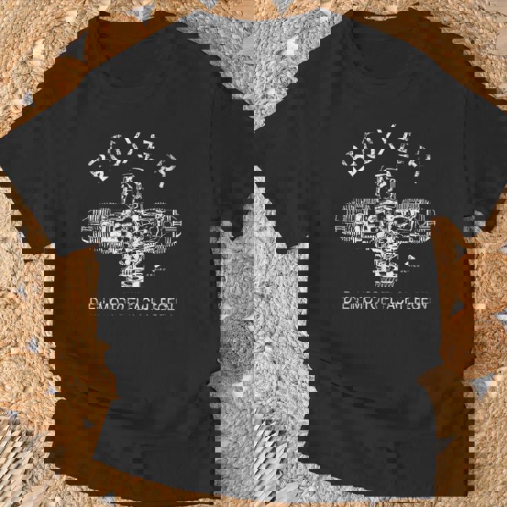 ボクサー モーター シリーズ R モーターを平らに置く オートバイ Tシャツ 高齢者への贈り物