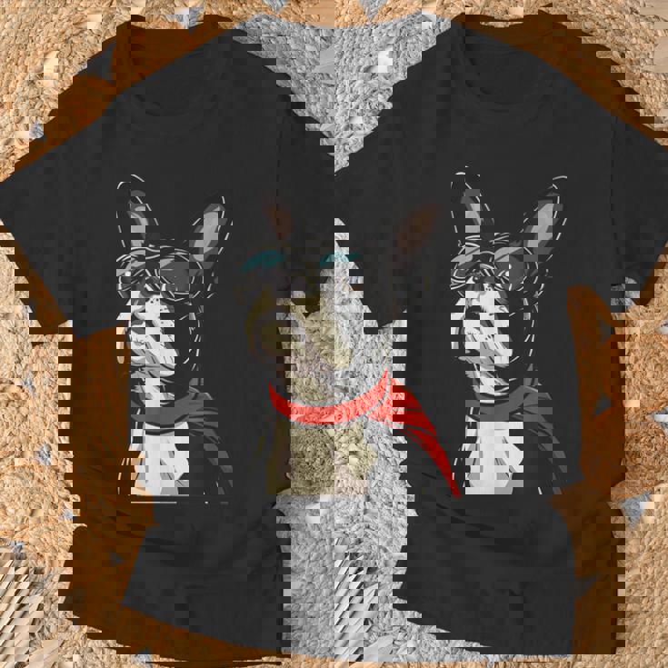 ボストンテリア犬 ボストンテリア Tシャツ 高齢者への贈り物