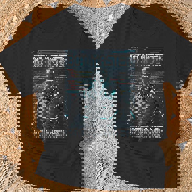 ボットマスタープログラマーaiロボット Tシャツ 高齢者への贈り物