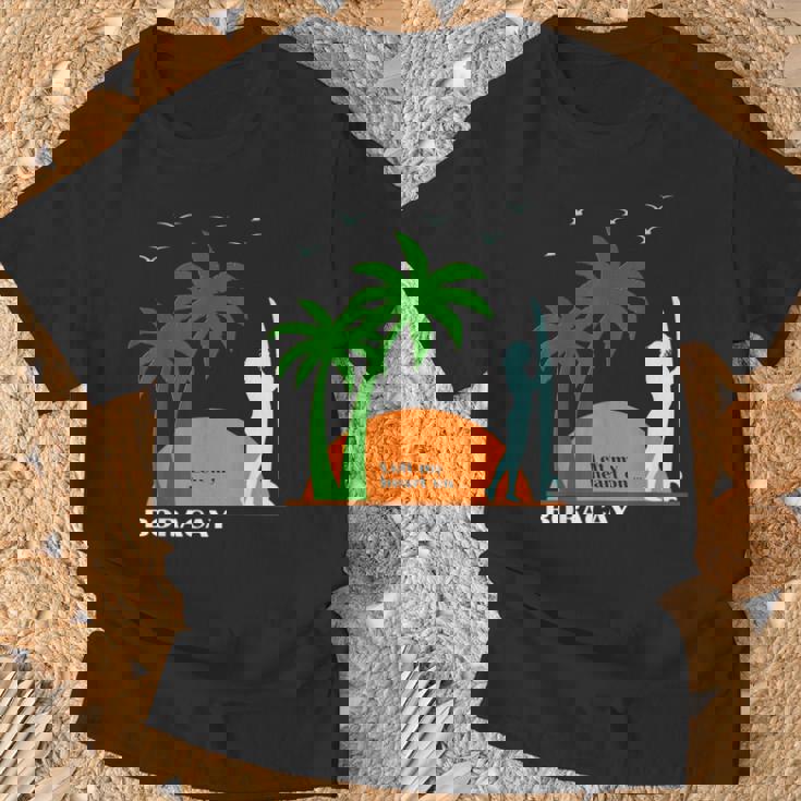 ボラカイ島 ヤシの木 サーフボード 日没 フィリピン ビーチ サーファーガール 東南アジア 島 贈り物 海 お土産 セブ Tシャツ 高齢者への贈り物