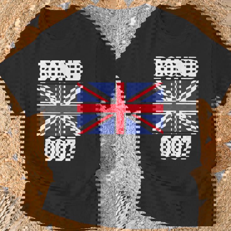 ボンドユニオンフラッグ 007 レトロシャツ Tシャツ 高齢者への贈り物