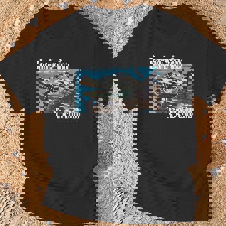 ボンバルディーロボンバルディーノクロコダイル面白いイタリアンブレインロットミーム Tシャツ 高齢者への贈り物