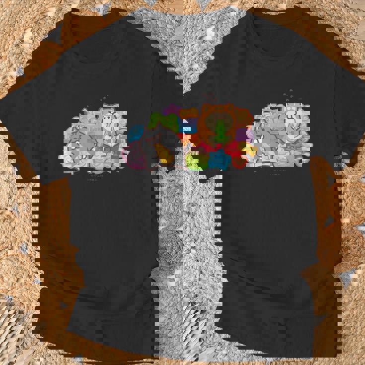 ボンレス犬とボンレス猫 カラフルスナック Tシャツ 高齢者への贈り物