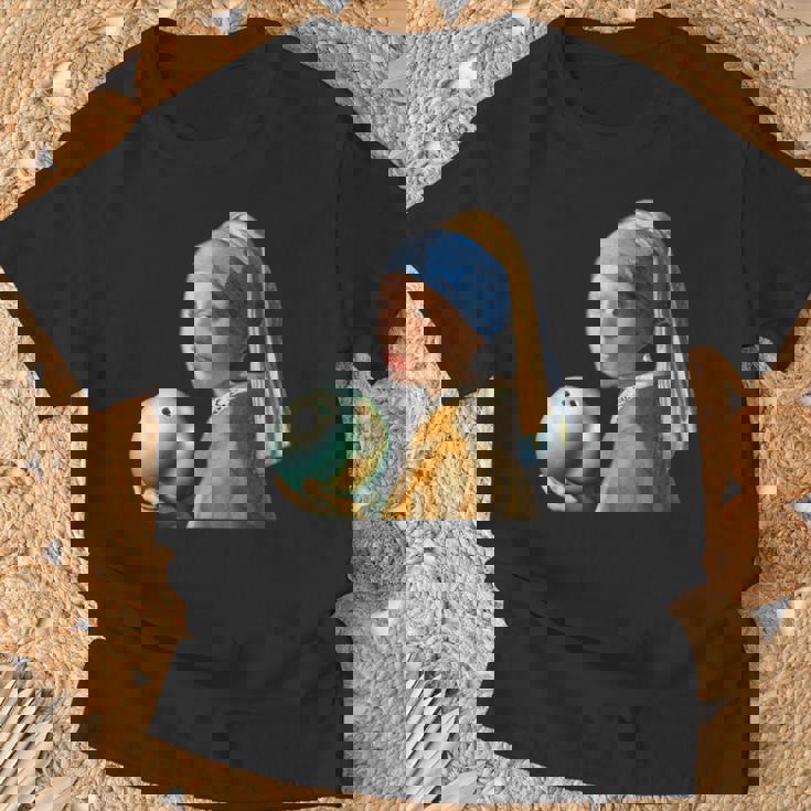 ボーリング 面白いtシャツ フェルメール ボウリング おもしろ ネタ 服 メンズ おもしろグッズ 大人 女性 ボウラー Tシャツ 高齢者への贈り物