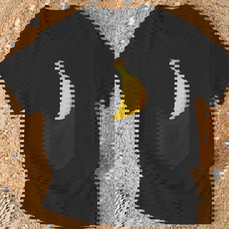 ポケットに入ったバナナフルーツ、胸に面白いバナナ。 Tシャツ 高齢者への贈り物