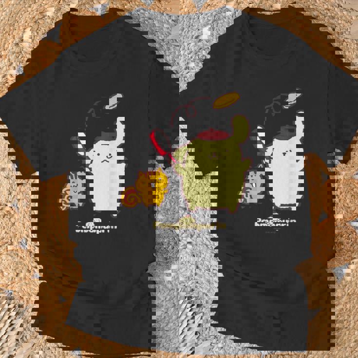 ポムポムプリン＆ベーグル Tシャツ 高齢者への贈り物